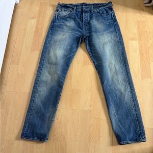 Levi’s 501 CT Men’s Jeans W34 L32 Classic Button Fly Blue Denim